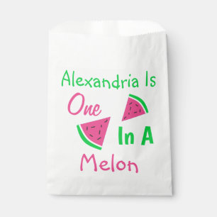 One In A Melon 1st Birthday Favour Bag