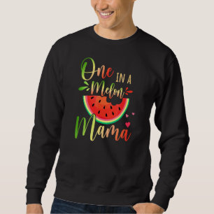 One In A Melon Adorable Cute Fun Summer Watermelon Sweatshirt