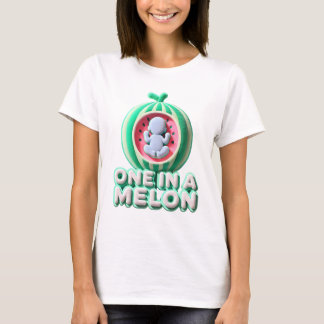 One in a Melon Baby Announcement  T-Shirt