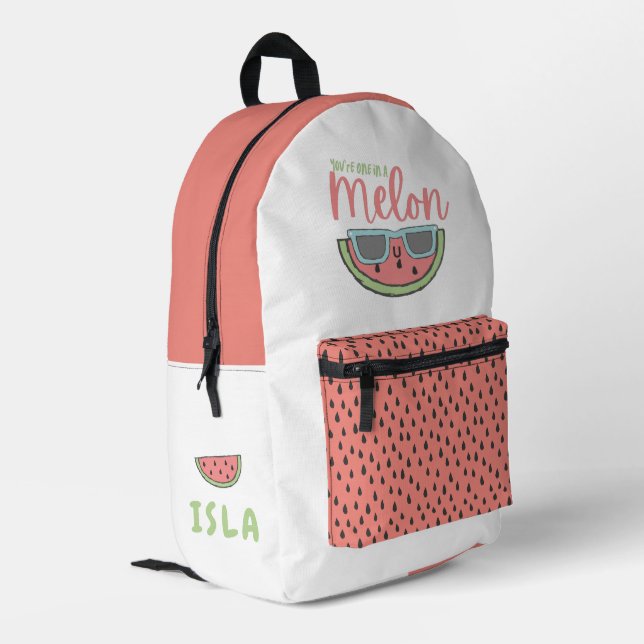 One In A Melon Backpack (Back Corner Left)