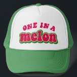 One in a Melon Baseball Hat Cap<br><div class="desc">One in a melon, Watermelon - Matching Best Friend Hats, Baseball Hat, Best Friend Gift for someone special</div>