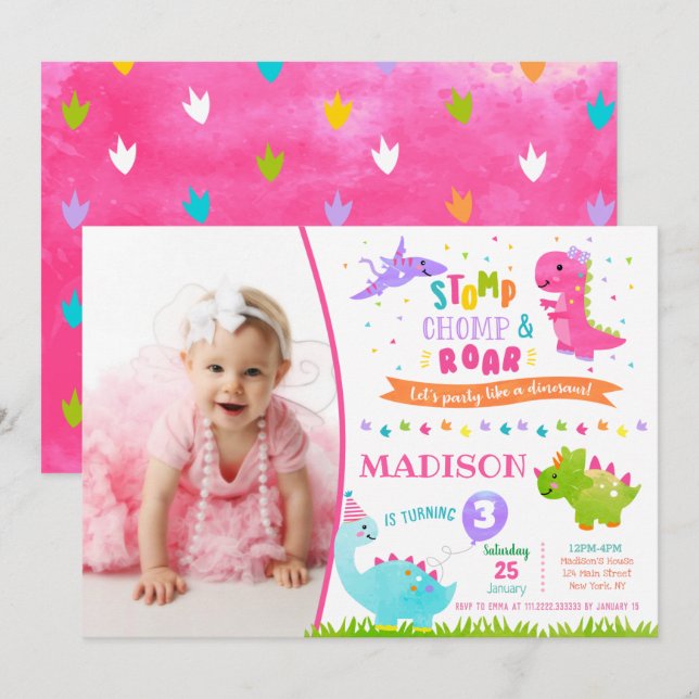 One in a Melon Birthday Invitation (Front/Back)