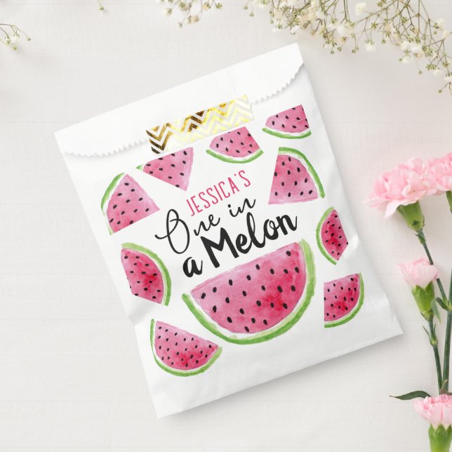 One in a Melon Birthday Party Favour Bag (Sealed)