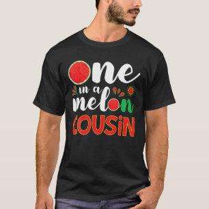 One In A Melon Cousin Funny Watermelon Summer Hat T-Shirt