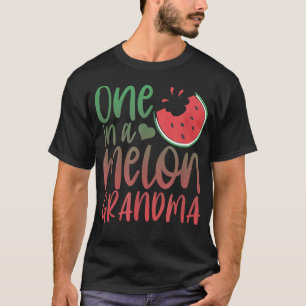 One in a Melon Grandma Matching Family Watermelon T-Shirt