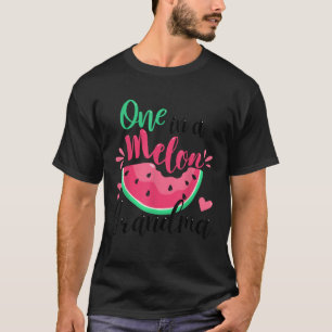 One in a Melon Grandma Summer Birthday Party Match T-Shirt