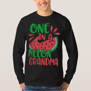 One In A Melon Grandma Watermelon Red Grandmother T-Shirt