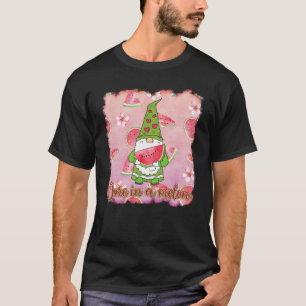 One in a Melon Green Gnome & Watermelon T-Shirt