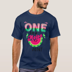 One In A Melon Mom Outfit Birthday Matching Group T-Shirt