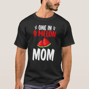 One In A Melon Mom Watermelon Birthday Family Matc T-Shirt