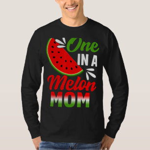 One In A Melon Mom Watermelon Family Birthday Part T-Shirt