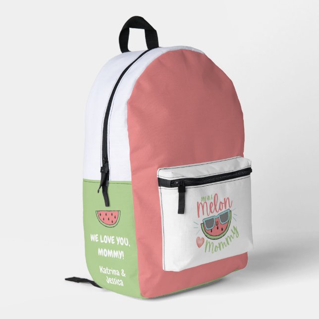 One In A Melon Mommy Backpack (Back Corner Left)