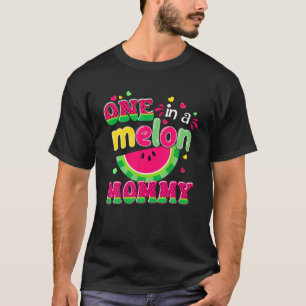 One In A Melon Mommy Bday Matching Group Summer T-Shirt