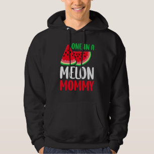 One In A Melon Mommy Watermelon Family Matching Hoodie