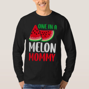 One In A Melon Mommy   Watermelon Family Matching T-Shirt