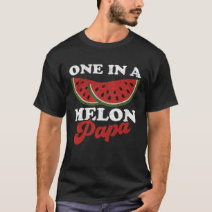 One In A Melon Papa Watermelon Summer Retro Cute T-Shirt