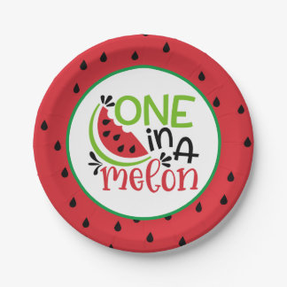 One in a Melon Paper Plates