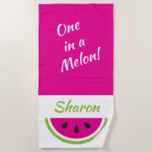 One in a Melon Personalized Watermelon