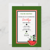 One in a Melon Picnic Ant First Birthday