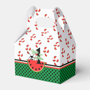 One in a Melon Picnic Ant with Watermelon Favor Box