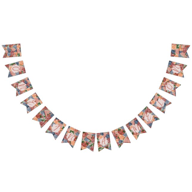 One in a Melon - Summer vibes Birthday Bunting Flags (All)