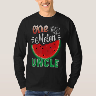 One In A Melon Uncle Watermelon Birthday Party Fam T-Shirt