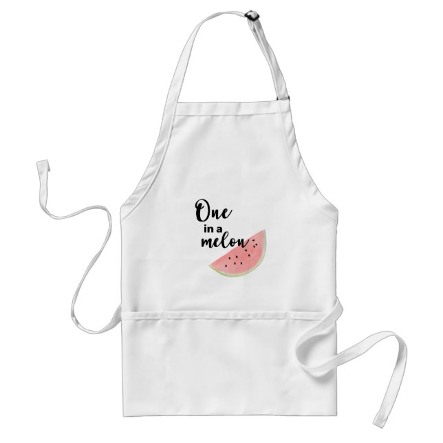 One in a Melon - watermelon apron (Front)