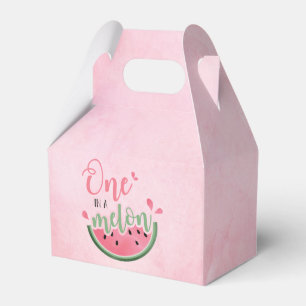 One in a Melon Watermelon first birthday  Favor Box