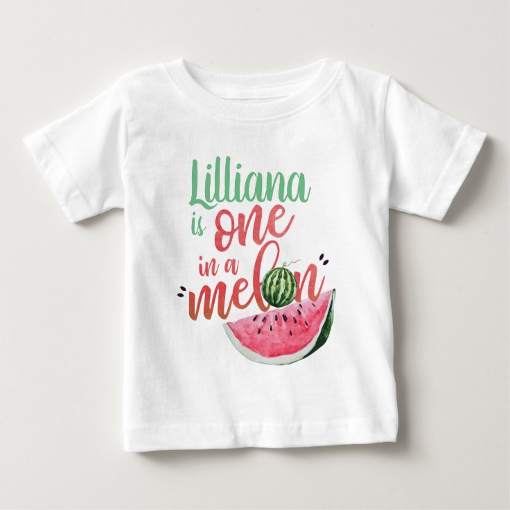 watermelon first birthday shirt