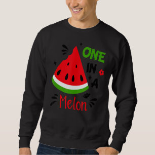 One In A Melon Watermelon Hello Summer Vibes Women Sweatshirt