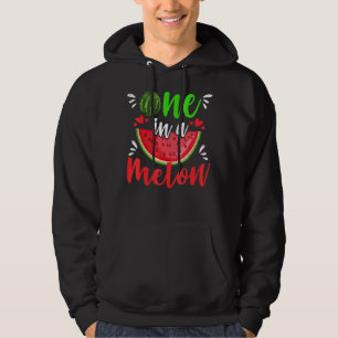 One In A Melon Watermelon  Summer Hoodie