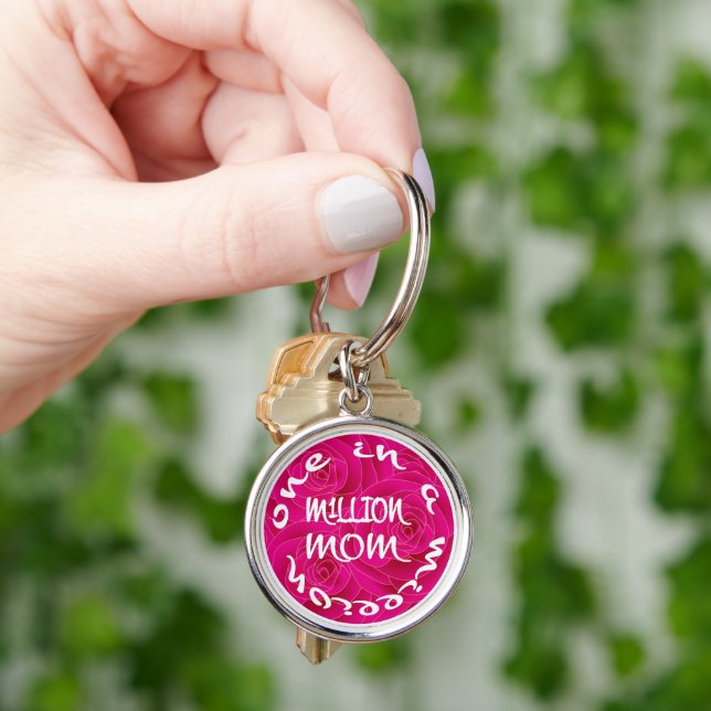 One in A Million Mom Keychain (Hand)