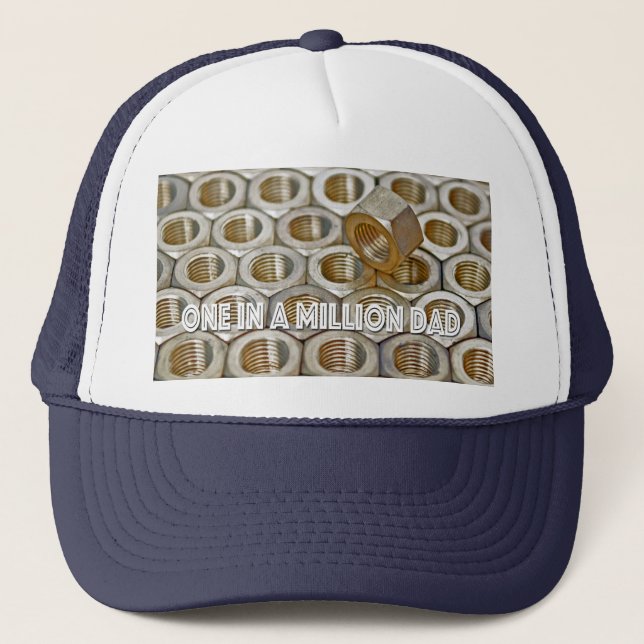 One in a Million Nut Father’s Day Car Trucker Hat (Front)