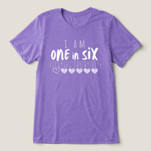 One in Six_BFA_white Tri-Blend Shirt