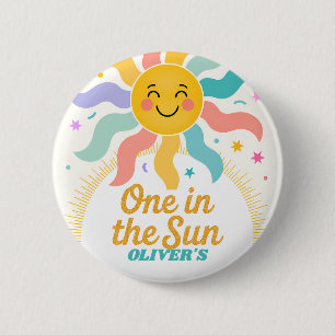 One in the Sun Party Favour 2 Inch Round Button