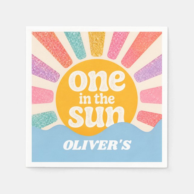 One in the Sun Party Napkins (Front)