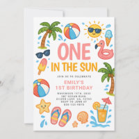 One In The Sun Tropical 1st Birthday Party