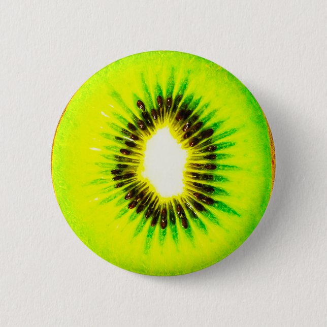 one kiwi customizable 2 inch round button (Front)