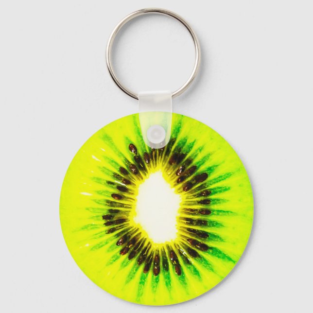 one kiwi customizable keychain (Front)