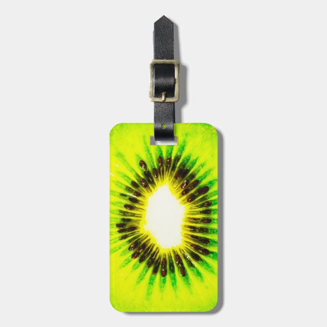 one kiwi customizable luggage tag (Front Vertical)