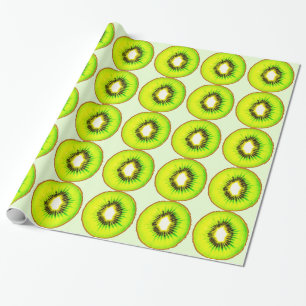 one kiwi customizable wrapping paper
