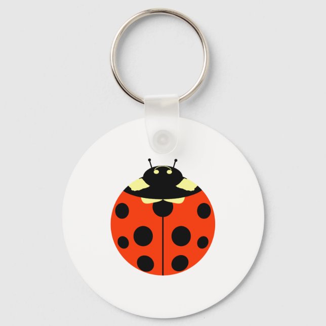 One ladybug keychain (Front)
