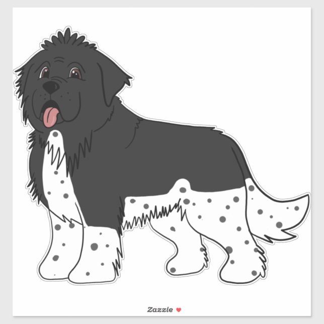 One Landseer 3 Newfoundland sticker (Sheet)