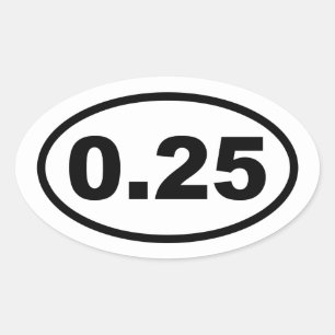 One Lap Oval Sticker