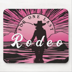 One Last Rodeo Bachelorette Mouse Pad