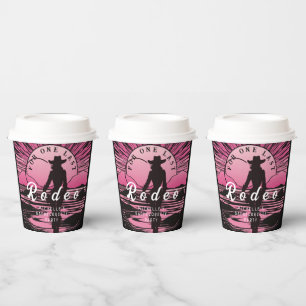 One Last Rodeo Bachelorette Paper Cups