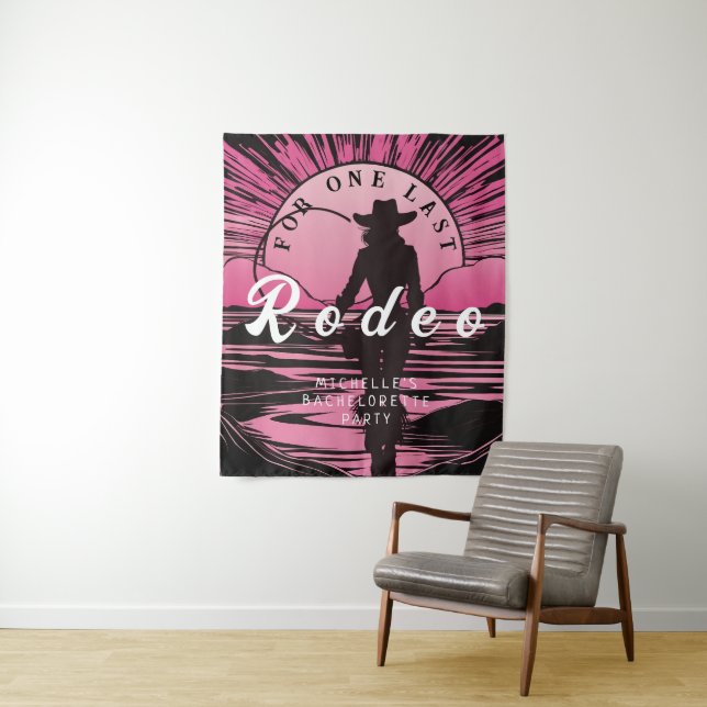 One Last Rodeo Bachelorette Tapestry (In Situ)