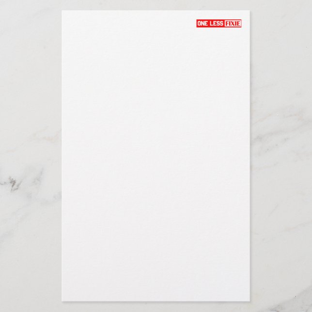 One Less Fixie (Front)