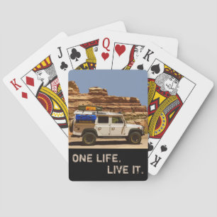 ONE LIFE. LIVE IT. PLAYING CARDS