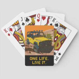 ONE LIFE. LIVE IT. PLAYING CARDS